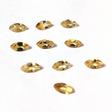 Citrine 8x4mm marquise facet 0.49 cts